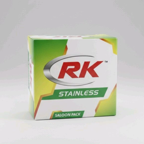 Rk Stainless Blade Saloon Pack- Mrp2, Price 1/pcs [Pack of 50 blades]