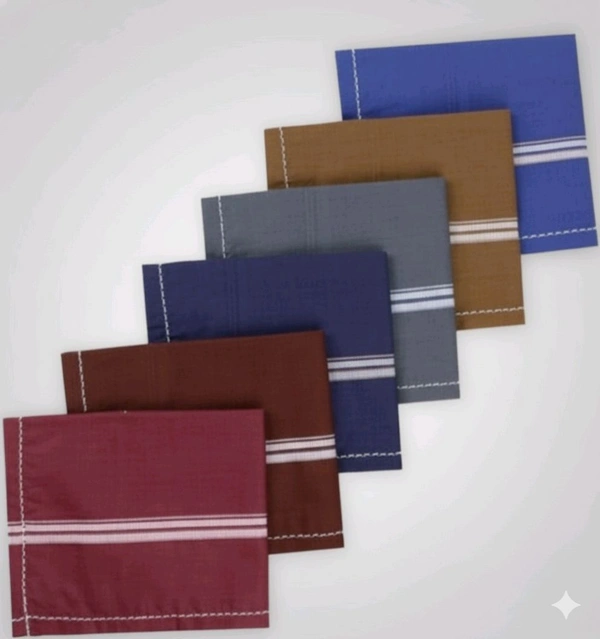 Handkerchief Roomal For Mens- Price18/Pcs [Pack of 12pcs]
