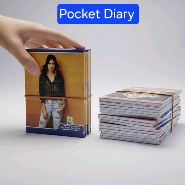 Regular Pocket Diary- Price 4/Pcs [Pack Of 12]