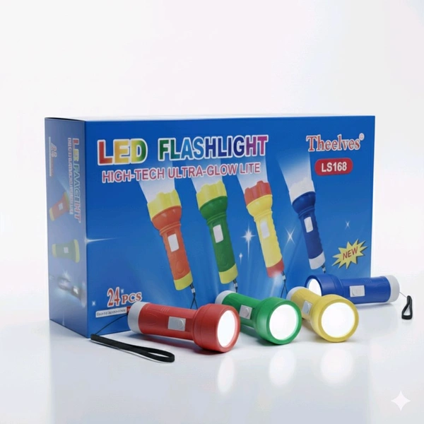 Led Flashlight Keychain Torch Small- Price 16/Pcs [Set of 12pcs] - 12pcs = 1set