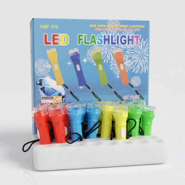 Led Flashlight Keychain Torch Small- Price 7/Pcs [Set of 12pcs] - 12pcs = 1Set