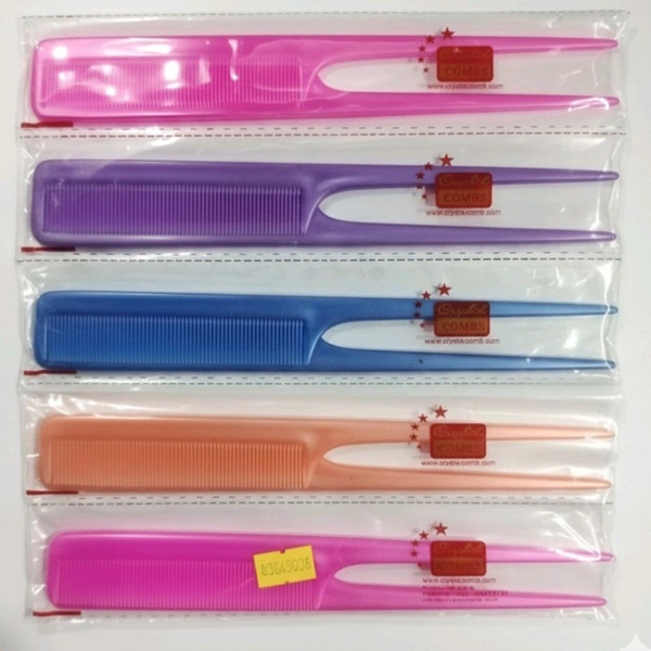 Crystal Brand Tail Comb- Price4/pcs [Pack of 12pcs]