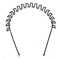 Zig Zag Metal Hairband- Price6/Pcs [Pack of 12pcs]