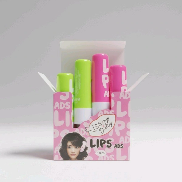 Baby Lips Ads Quality Lipstick- Price11/pcs  [Pack of 12pcs]