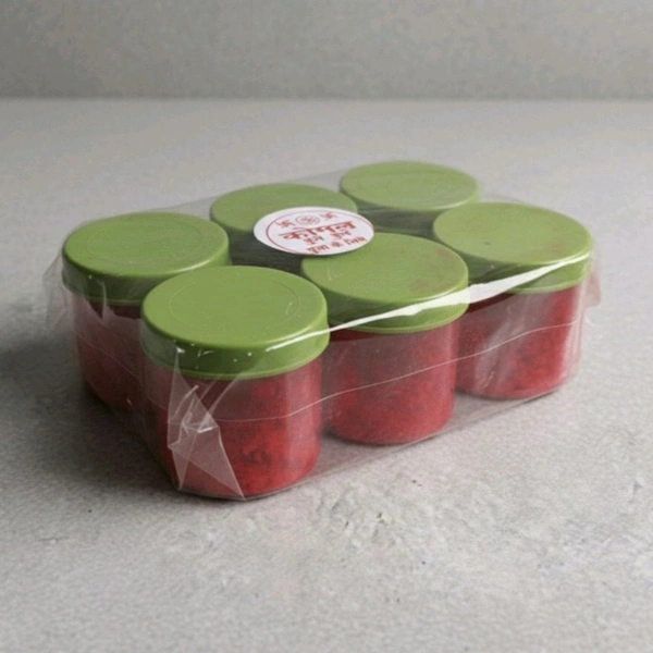 Red Kum Kum Powder- Mrp10, Price3/pcs [Set of 12pcs]