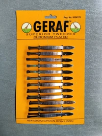 Zebra Eyebrows Tweezer- Price6/pcs [Pack of 12pcs]