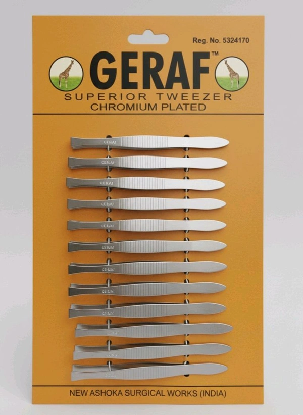 Zebra Eyebrows Tweezer- Price6/pcs [Pack of 12pcs]