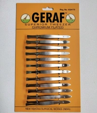 Zebra Eyebrows Tweezer- Price6/pcs [Pack of 12pcs]