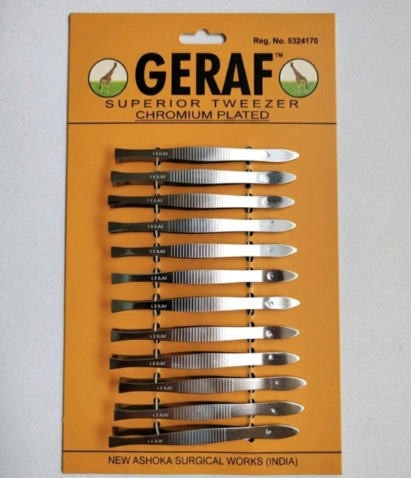 Zebra Eyebrows Tweezer- Price6/pcs [Pack of 12pcs]