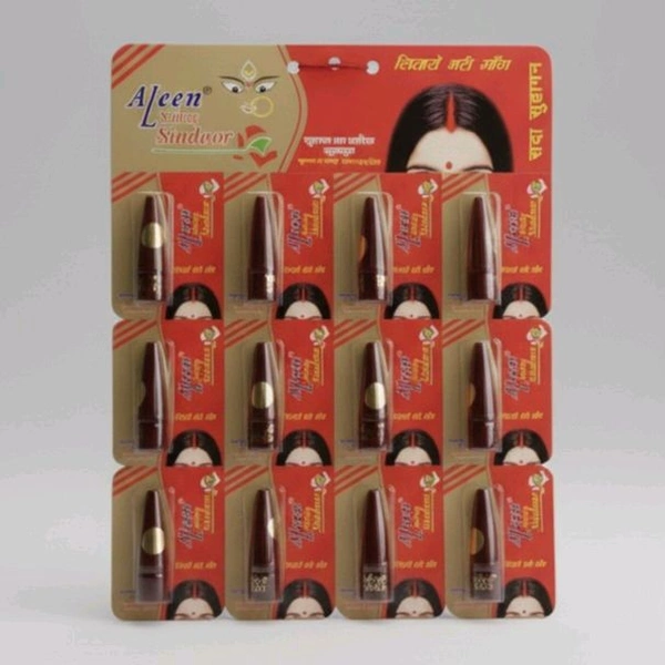 Aleen Suhag Sindoor Folder- Mrp10, Price6/pcs [Pack of 12pcs]