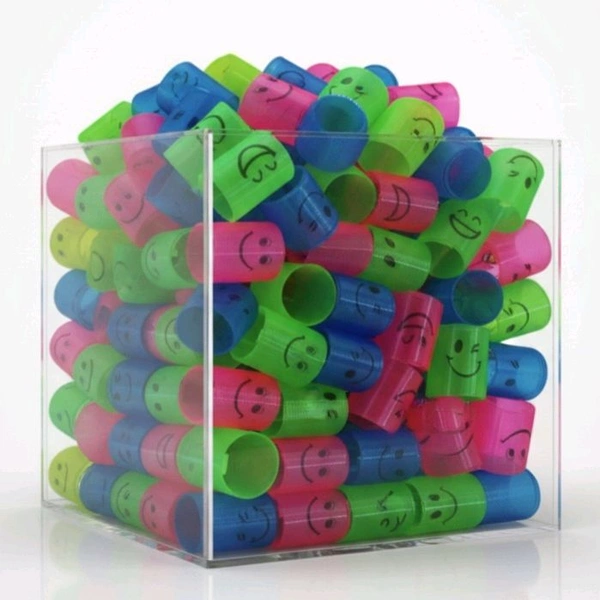 Rainbow Spring Toy Small For Kids- Price 3.5/Pcs [Pack of 12pcs]