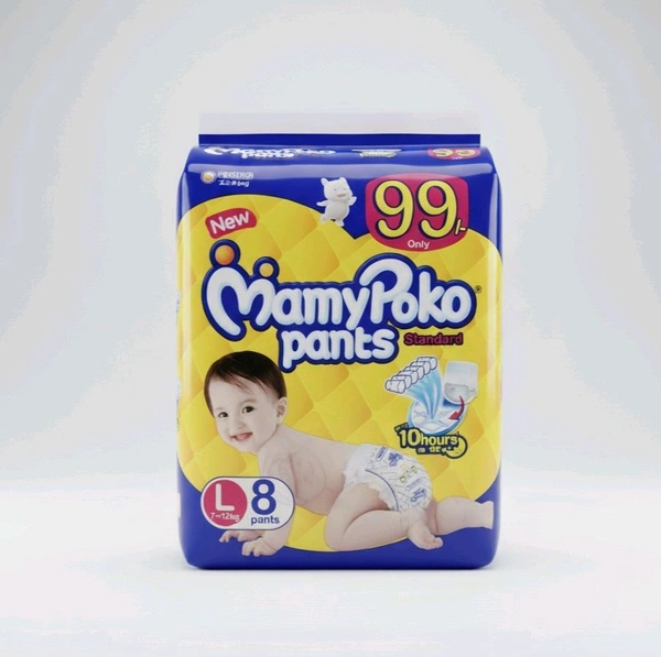 Mammy Poko Pants Big Pack -Size L- Mrp 99, Price 85/Pack
