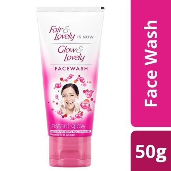 Glow & Lovely Bright Glow Facewasy 50grams- Mrp 89, Price 81/Pcs