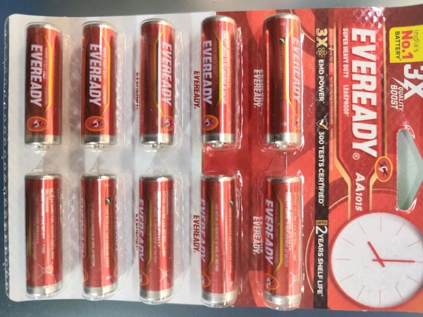 Eveready AA- Mrp 18, Price 11.5/Pcs  [Pack Of 10PCS]