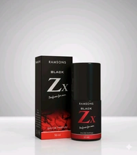 Ramsons Perfume Black Zx 10ml- Mrp 60, Price 36/Pcs