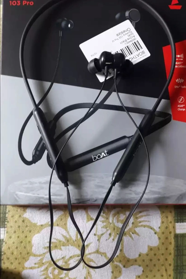 boAt Rockerz 103 Pro M Bluetooth Headset with Beast Mode - Blue