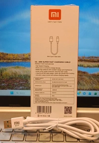 MI 8A-85W Super Fast Type C Charging Cable Box Packing.