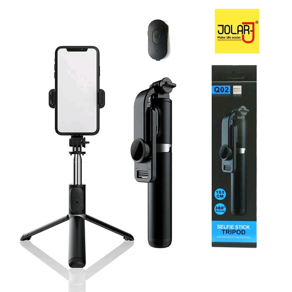 Q02 Wireless Bluetooth Selfie Stick/ Tripod