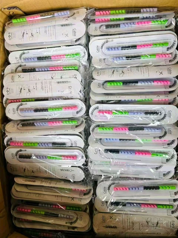 Cable Protector 4 in 1 Pack Multi Colour