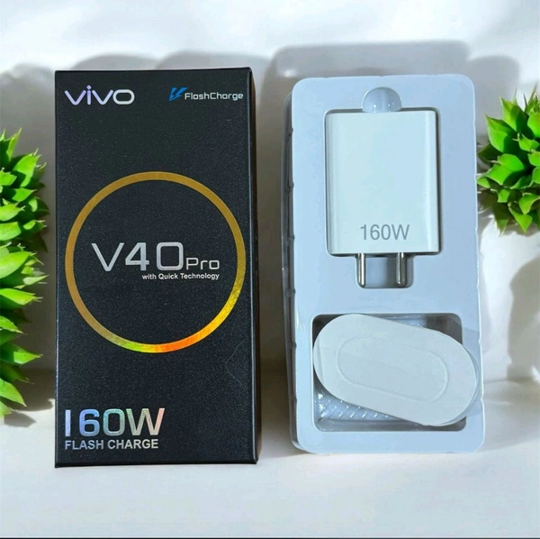 VIVO V40 PRO 160W FLASH CHARGER IMPORTED OG CHINA PACK đź’Ż(15 MONTH WARRANTY)âś…