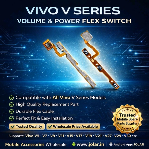 Vivo V Series Volume/ On-off Flex Switch All Models - Vivo V40 Pro