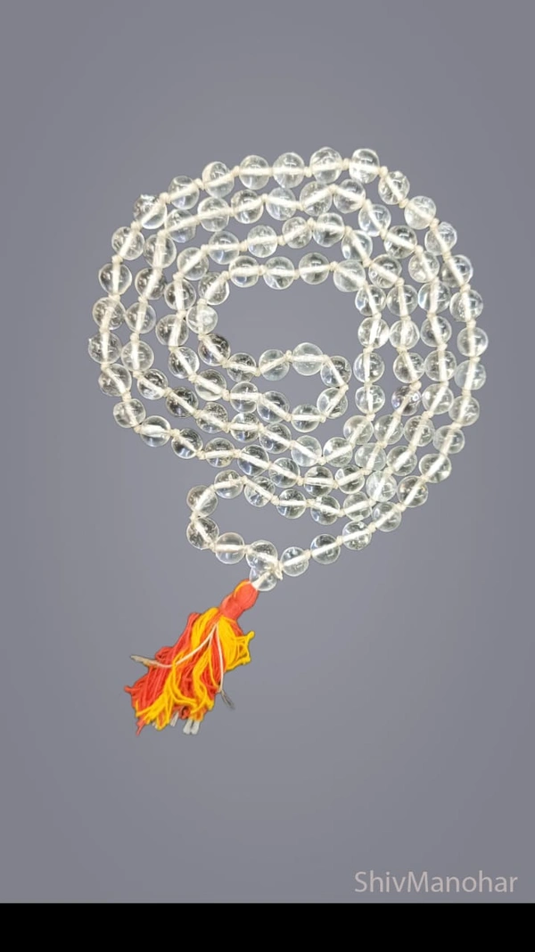 Sphatik Mala / Crystal Rosary (bead size 6mm-7mm)