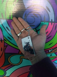 Bike Number Plate Keychain