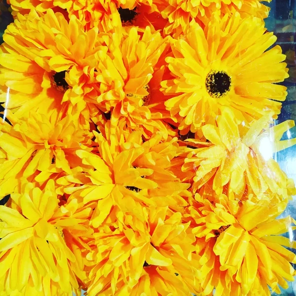 D S Artificial Sunflower - Yellow, Big