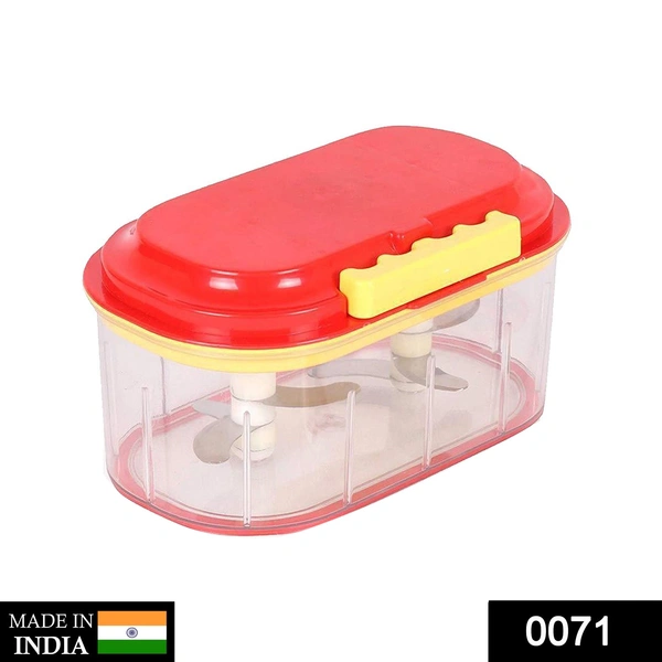 0071 Plastic Vegetable Chopper (1000 ml)