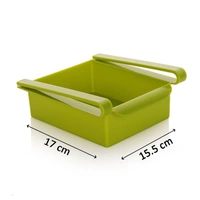 0160 Fridge Space Saver Organizer Slide Storage Racks Shelf (1 pcs)