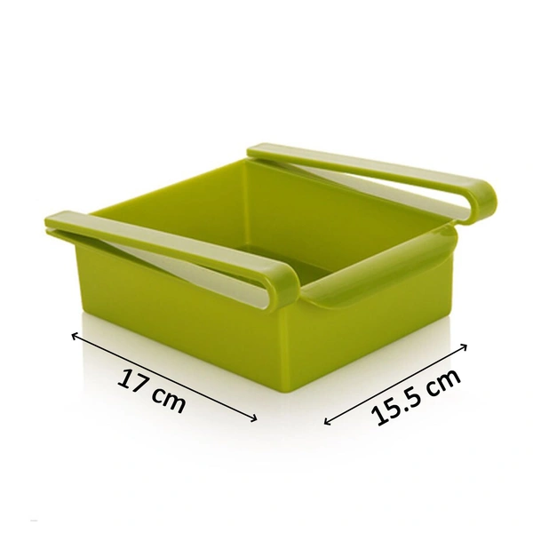 0160 Fridge Space Saver Organizer Slide Storage Racks Shelf (1 pcs)