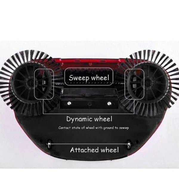 0220 Sweeper Floor Dust Cleaning Mop Broom with Dustpan 360 Rotary