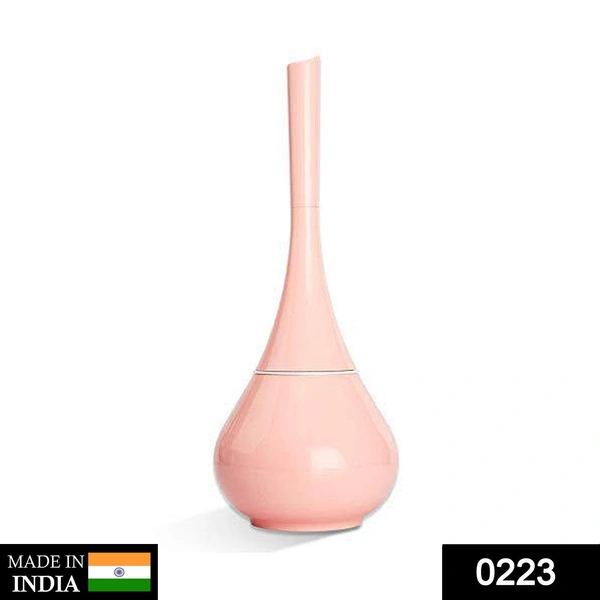 0223 -2 in 1 Plastic Cleaning Brush Toilet Brush with Holder