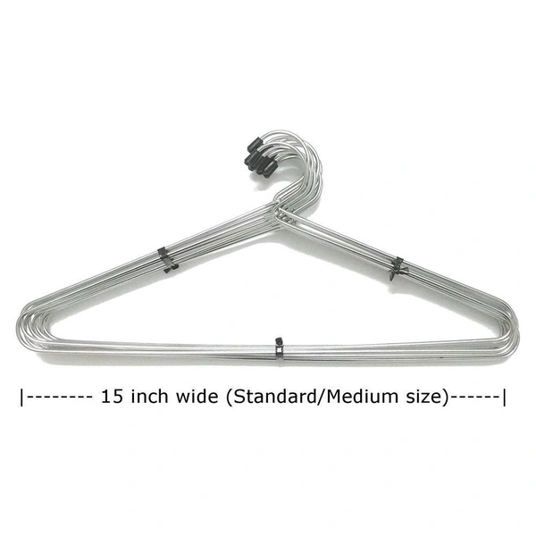 0230 Stainless Steel Cloth Hanger (12 pcs)
