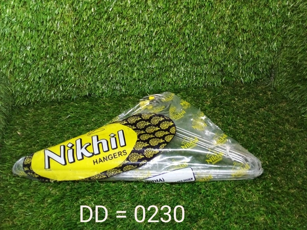 0230 Stainless Steel Cloth Hanger (12 pcs)