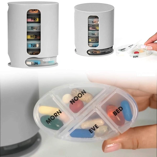 0374 Pill Pro 7 Day Weekly Tablet Medicine Organizer Box