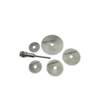 0408 -6pcs Metal HSS Circular Saw Blade Set Cutting Discs for Rotary Tool