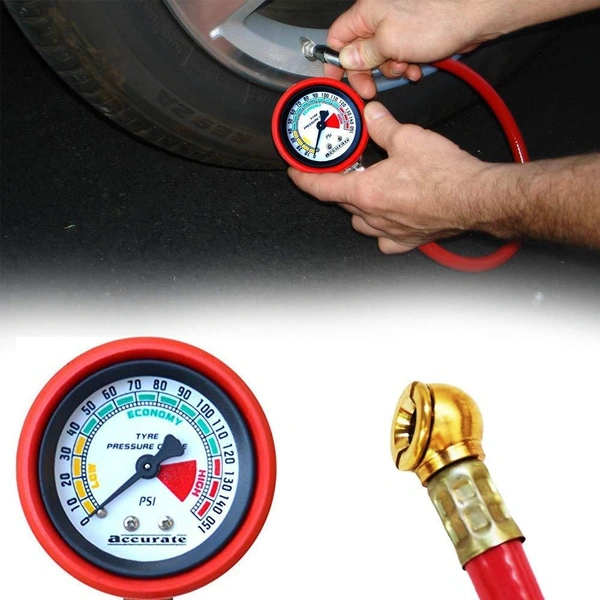 0512 Heavy Duty Tire Inflator Gauge Air Compressor Accessories