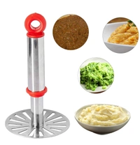 0586 Stainless Steel Potato Masher, PauBhaji Masher