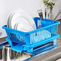 0607 Plastic Sink Dish Drainer Drying Rack