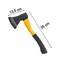 0641A Fiberglas s Body Rubberised Handle Wood Cutting Axe