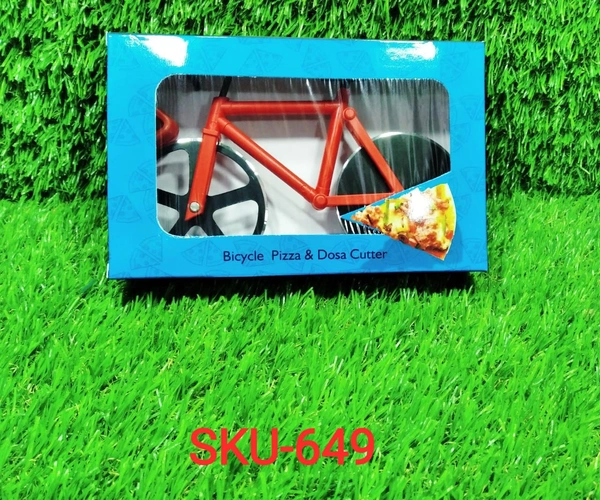 0649 stainless steel Bicycle shape Pizza cutter