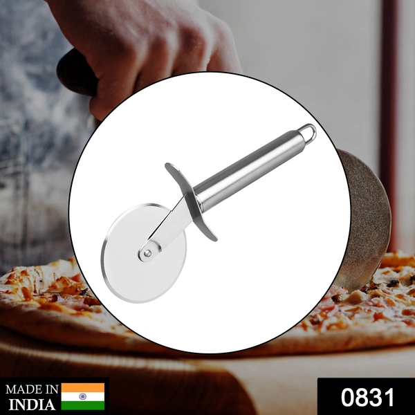 0831 Stainless Steal Pizza Cutter and for Sandwiches Pastry