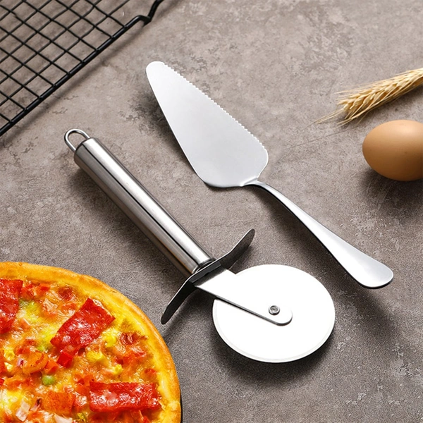 0831 Stainless Steal Pizza Cutter and for Sandwiches Pastry