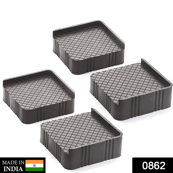 0862 Refrigerator base Stand 4pcs, Washing Machine Stand, Furniture Base Stand, Fridge Stands