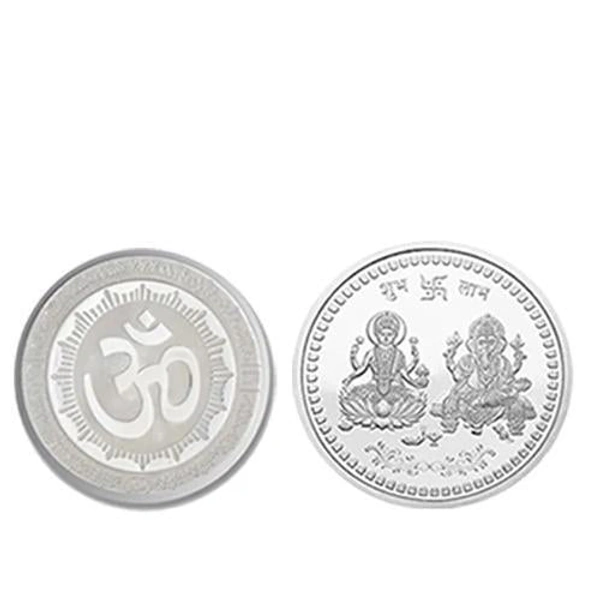 0866 Silver color Coin for Gift & Pooja (Not silver metal)