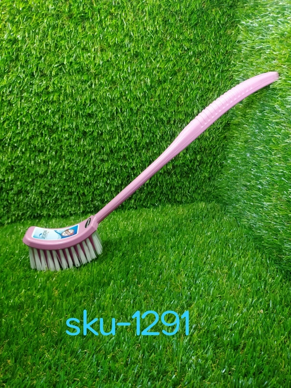 1291 Single Sided Bristle Plastic Toilet Cleaning Brush