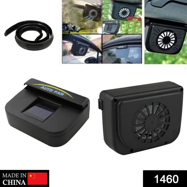 1460 Plastic Auto Cool- Solar Powered Ventilation Fan Keeps Your Parked Car Cool