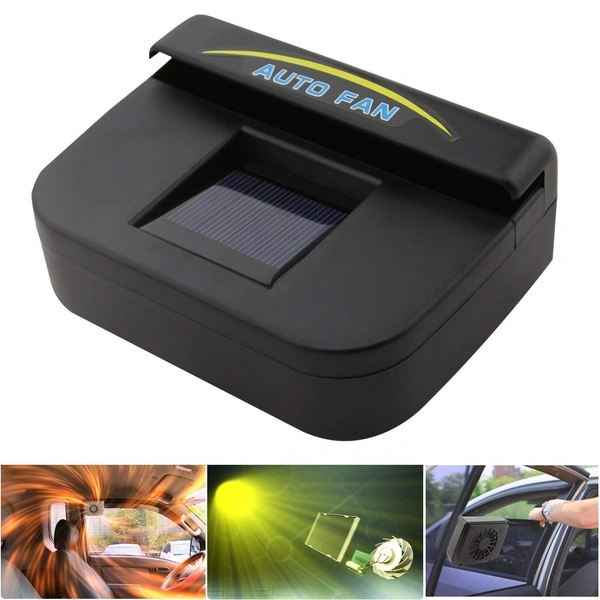 1460 Plastic Auto Cool- Solar Powered Ventilation Fan Keeps Your Parked Car Cool