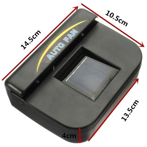1460 Plastic Auto Cool- Solar Powered Ventilation Fan Keeps Your Parked Car Cool